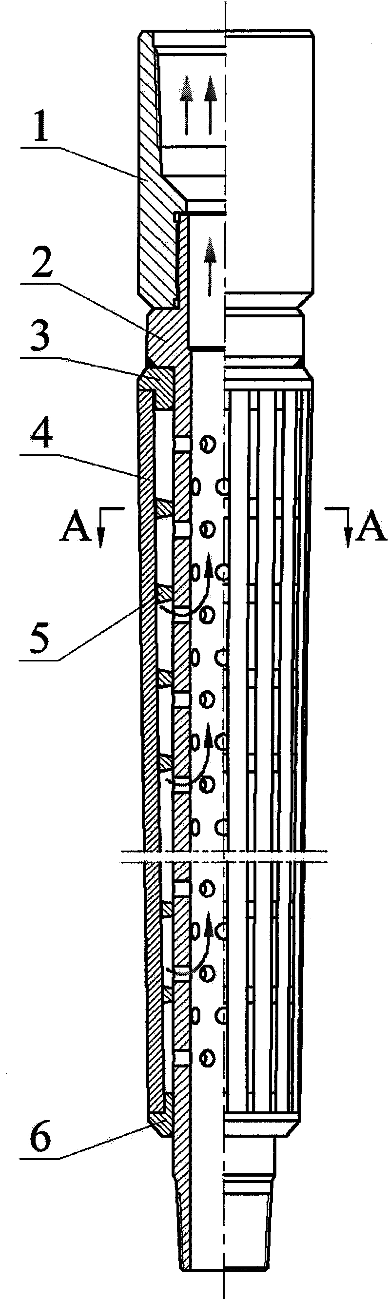 Mouse cage type V-shaped straight wire sieve tube