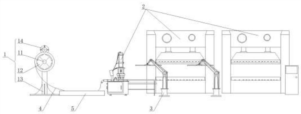 Medium-long beam production system and medium-long beam production and manufacturing method