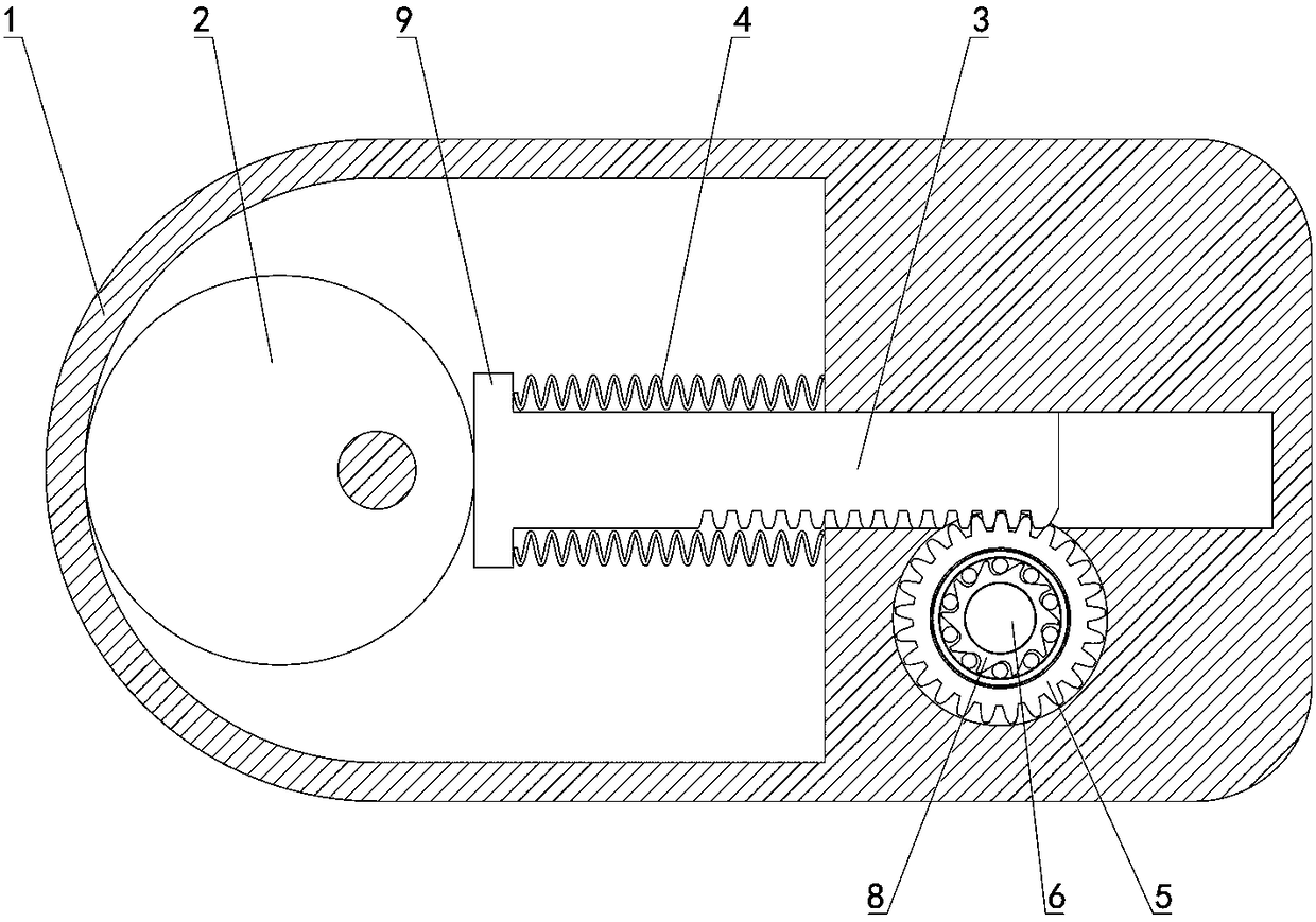 Automatic power generation device for driving kinetic energy of new energy automobile