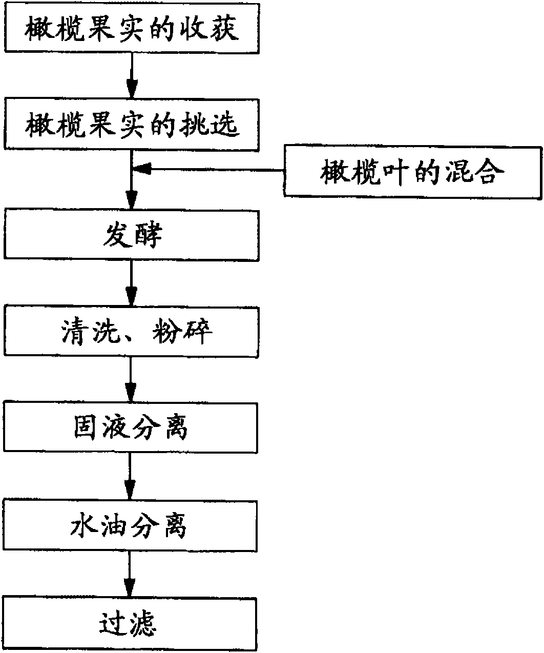 Olive extract oil and preparation method thereof