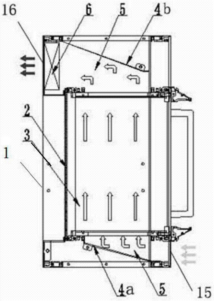 A forced-air cooling electronic chassis