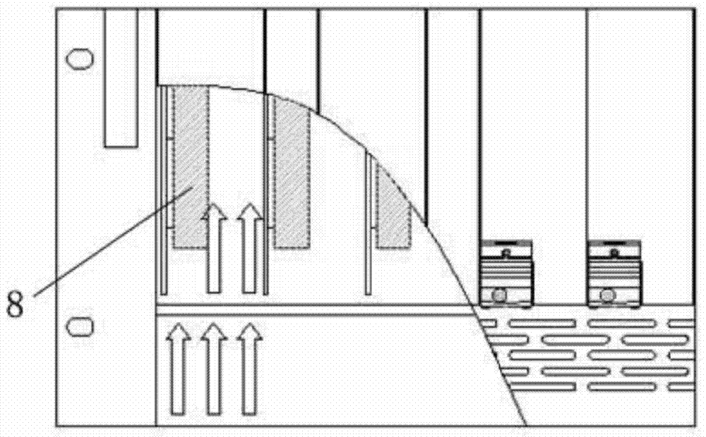 A forced-air cooling electronic chassis