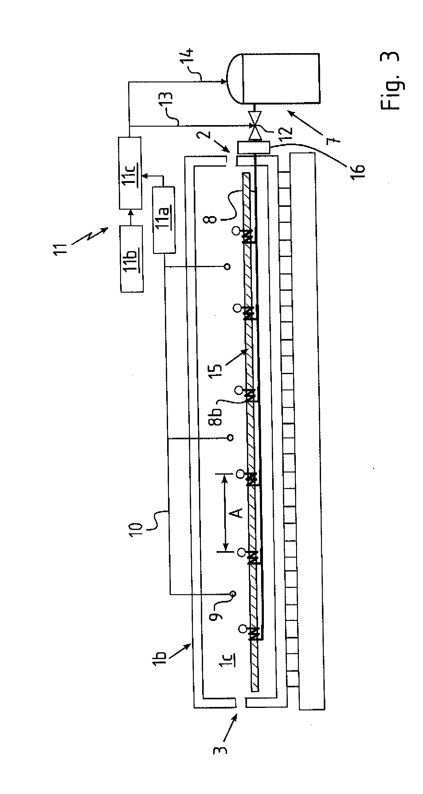 Method and apparatus for heating a pre-coated plate of steel