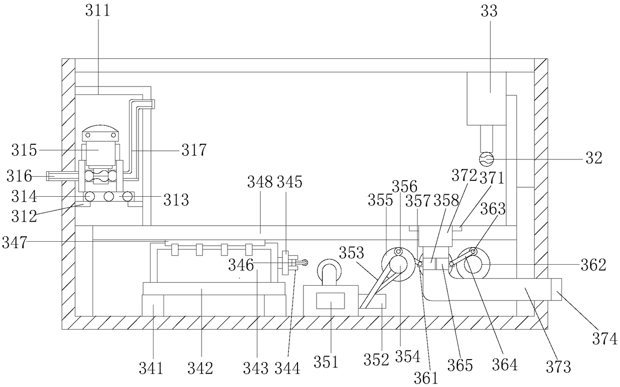 Automatic cleaning device for liquid cosmetic bottle