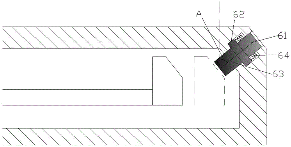 Notebook type computer equipment with display screen portion capable of achieving automatic locking and prone to slide