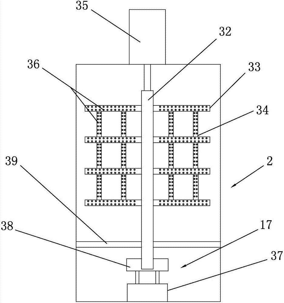 Sewage treatment device and method for landscape river way