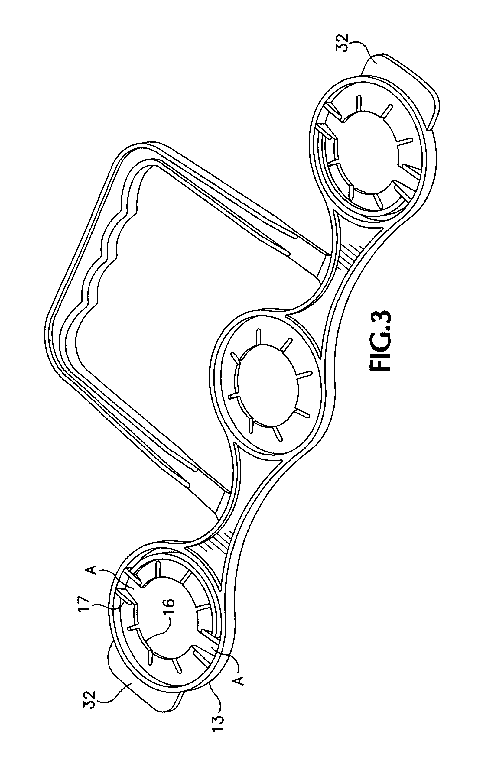 Balanced multiple container carrier