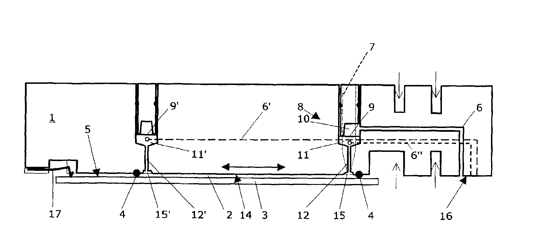 Device for providing a hybridization chamber, and process unit and system for hybridizing nucleic acid samples, proteins, and tissue sections