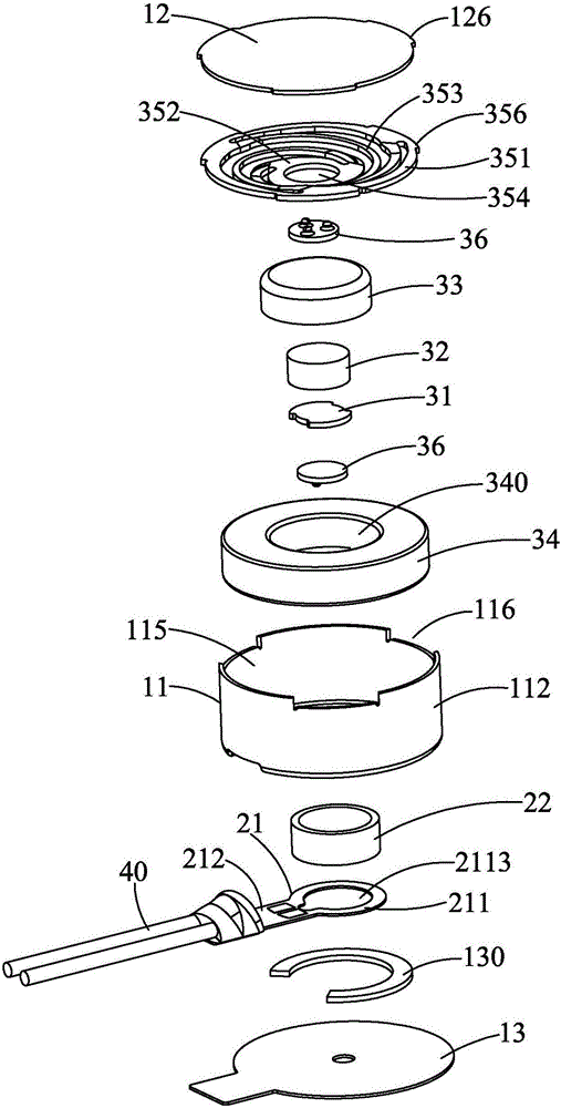 Flat vibration motor