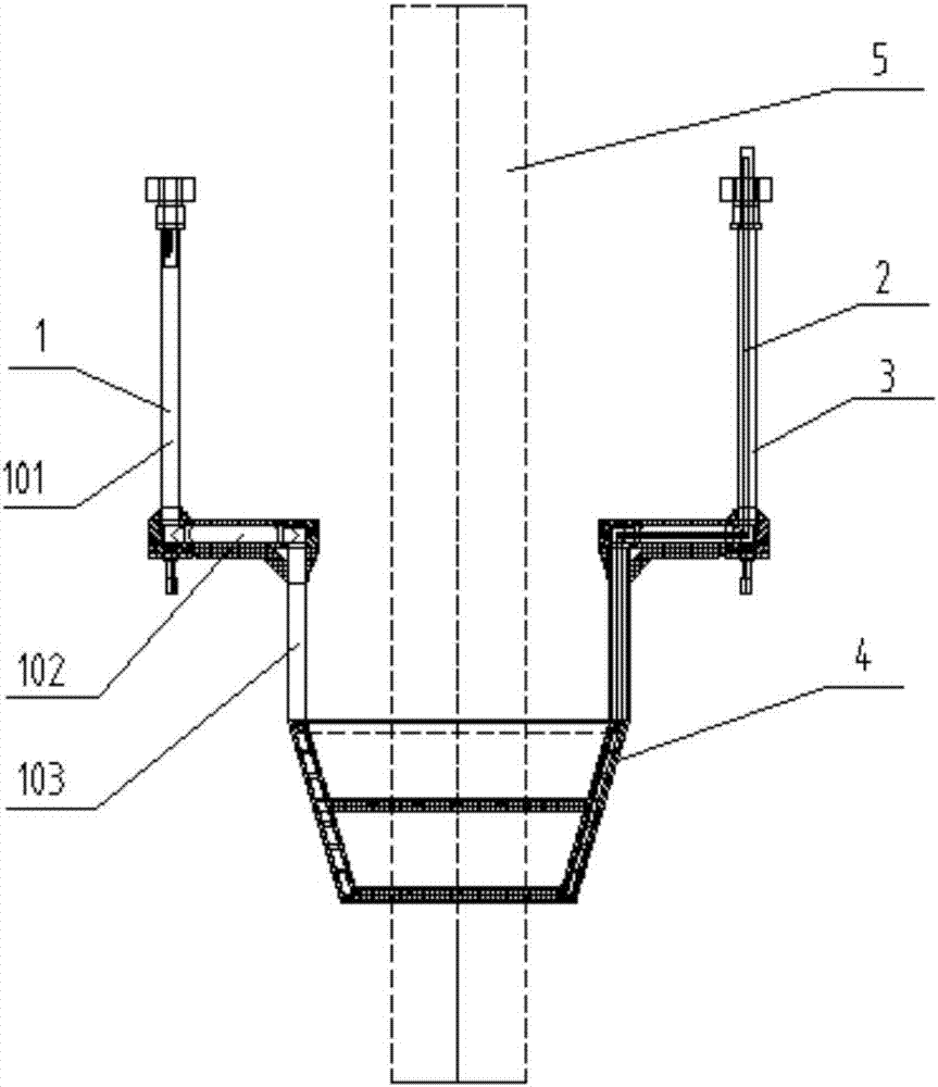 Composite cooling and crystallization accelerating equipment in vacuum furnace