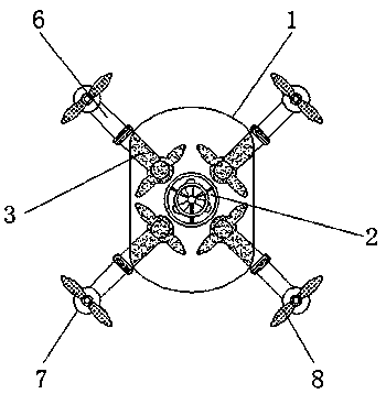 Unmanned aerial vehicle with air detecting function