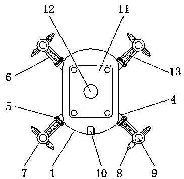 Unmanned aerial vehicle with air detecting function