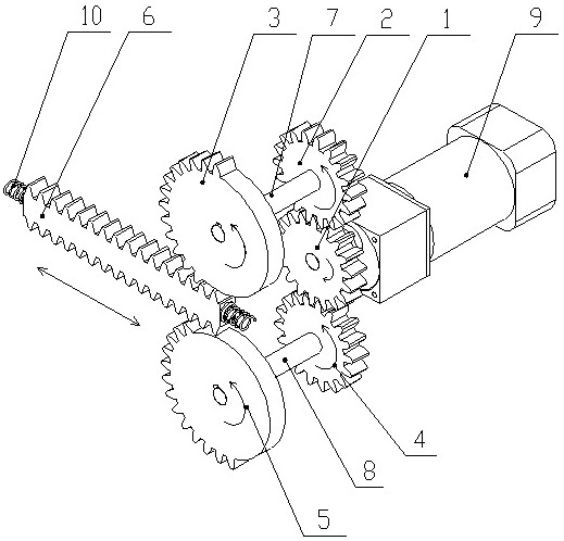 Reciprocating traverse-movement type yarn guiding and forming device and application thereof