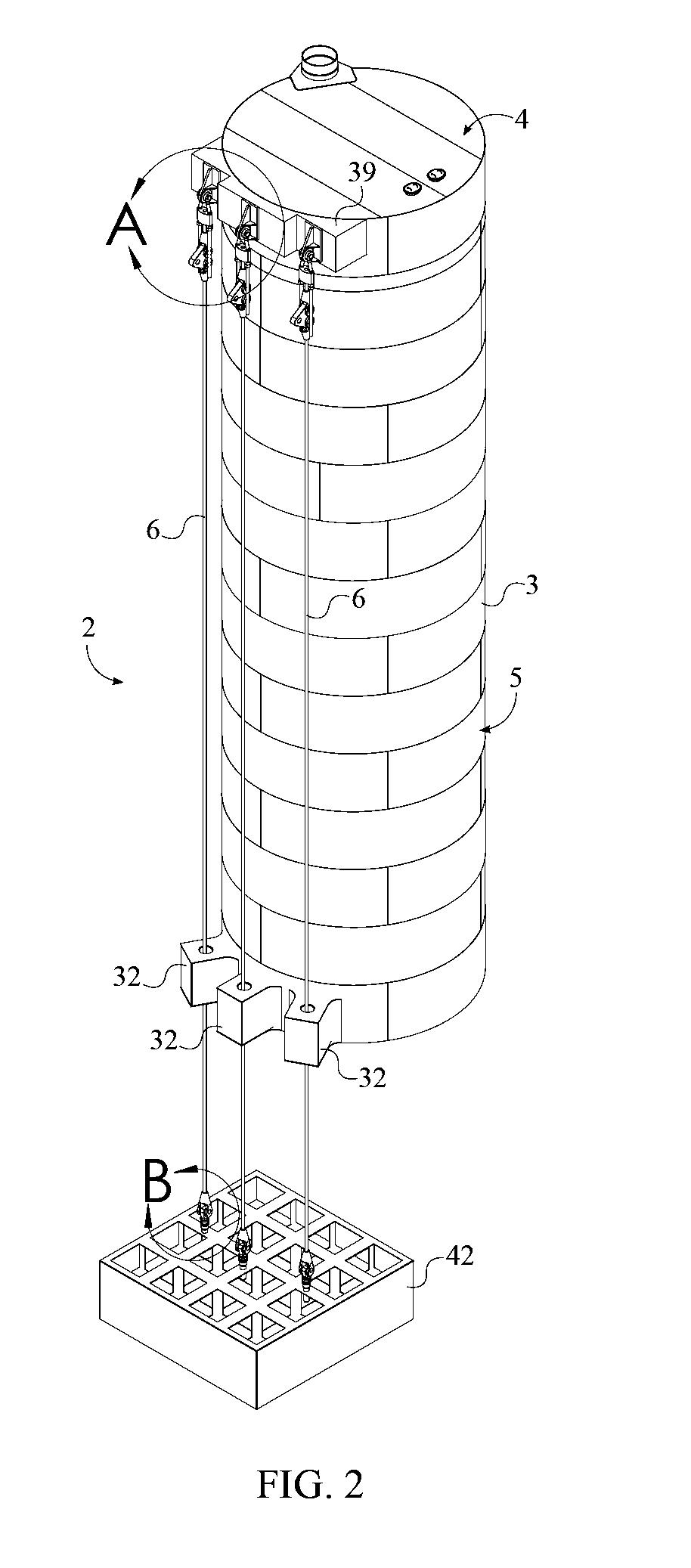 Tension-Leg Platform Anchoring System