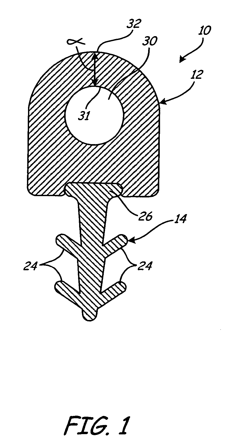 Weather seal construction including a weather-strip