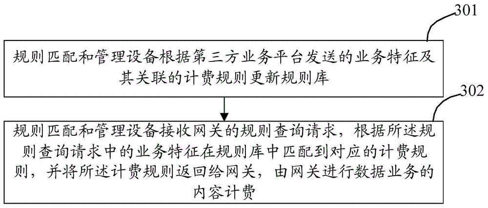 Data service billing method, equipment and system