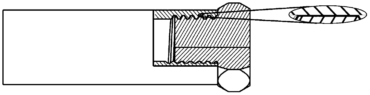 A kind of connection method of silicon carbide ceramic material