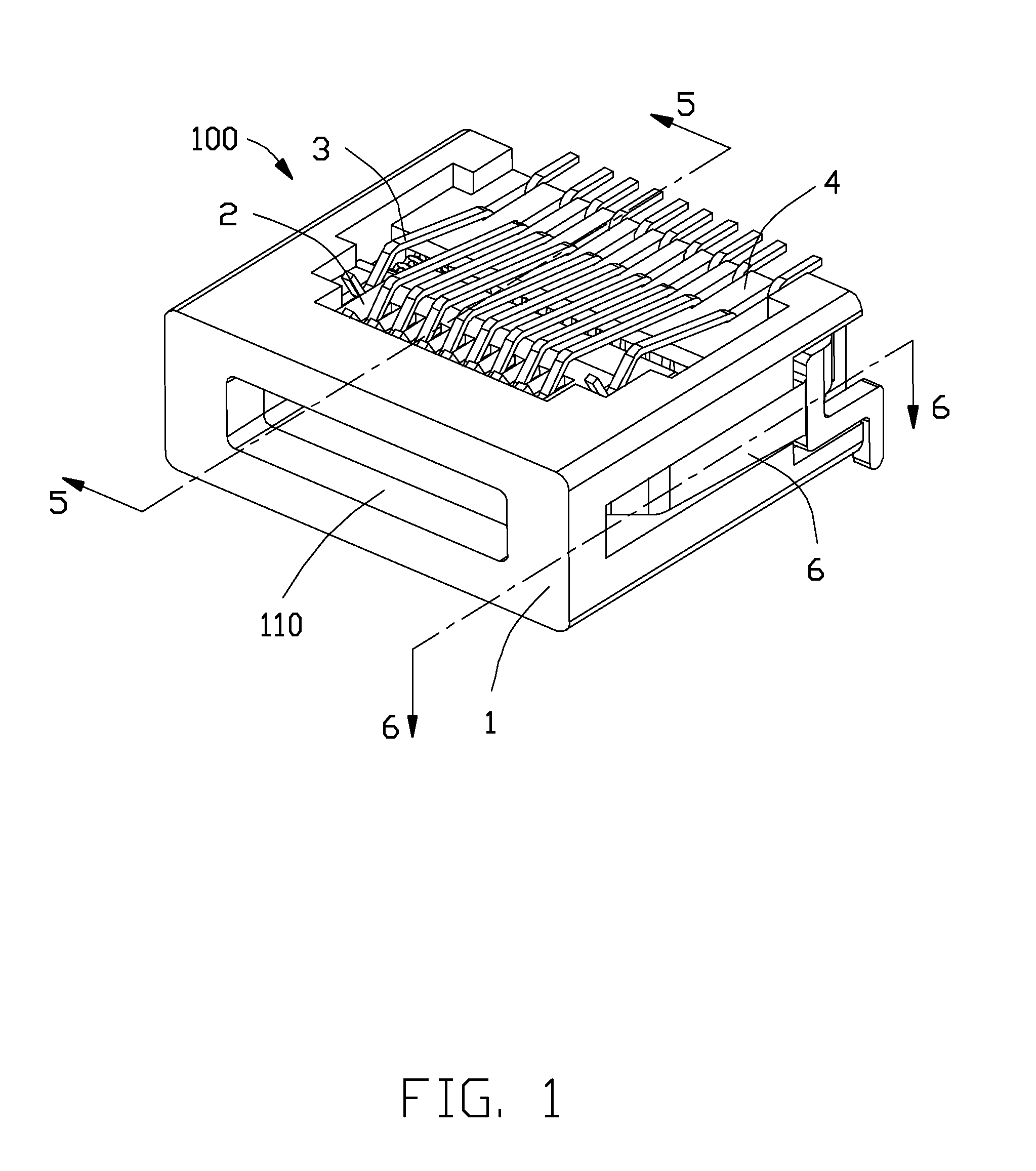 Electrical receptacle connector