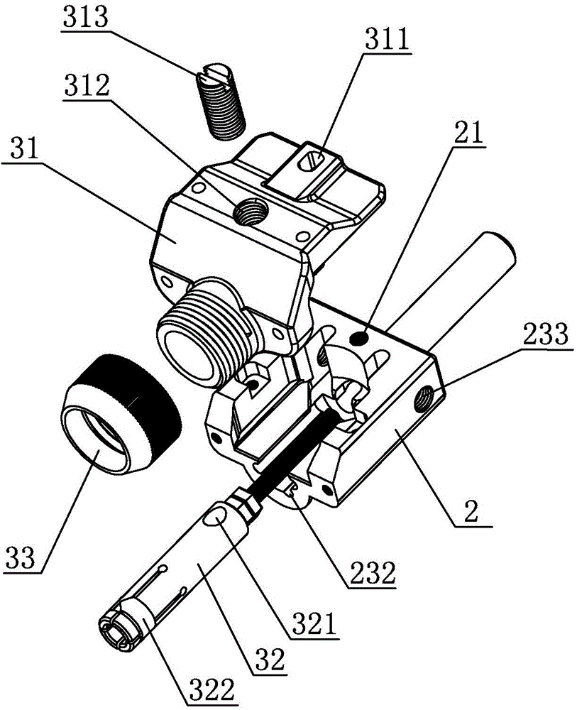 Replaceable gun head of multifunctional electric welding gun