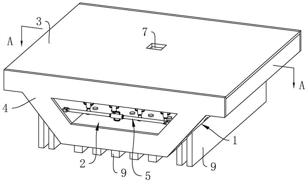 Cast-in-place continuous box girder construction system and construction technology