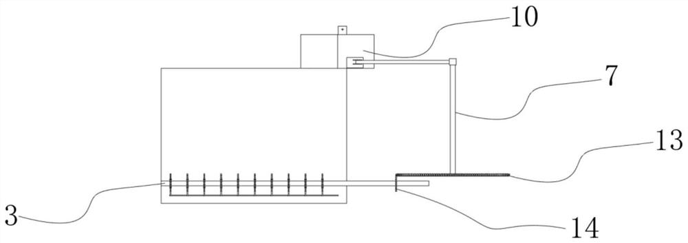 Alum precipitation separator for sewage treatment