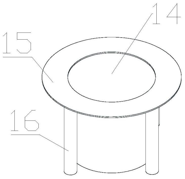 A waste water treatment device for livestock and poultry farms