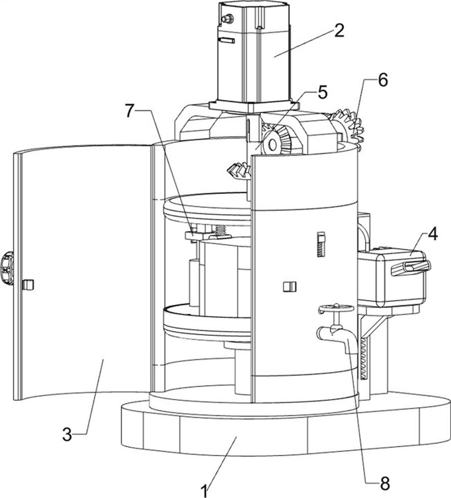 Paint spraying equipment for new energy automobile parts