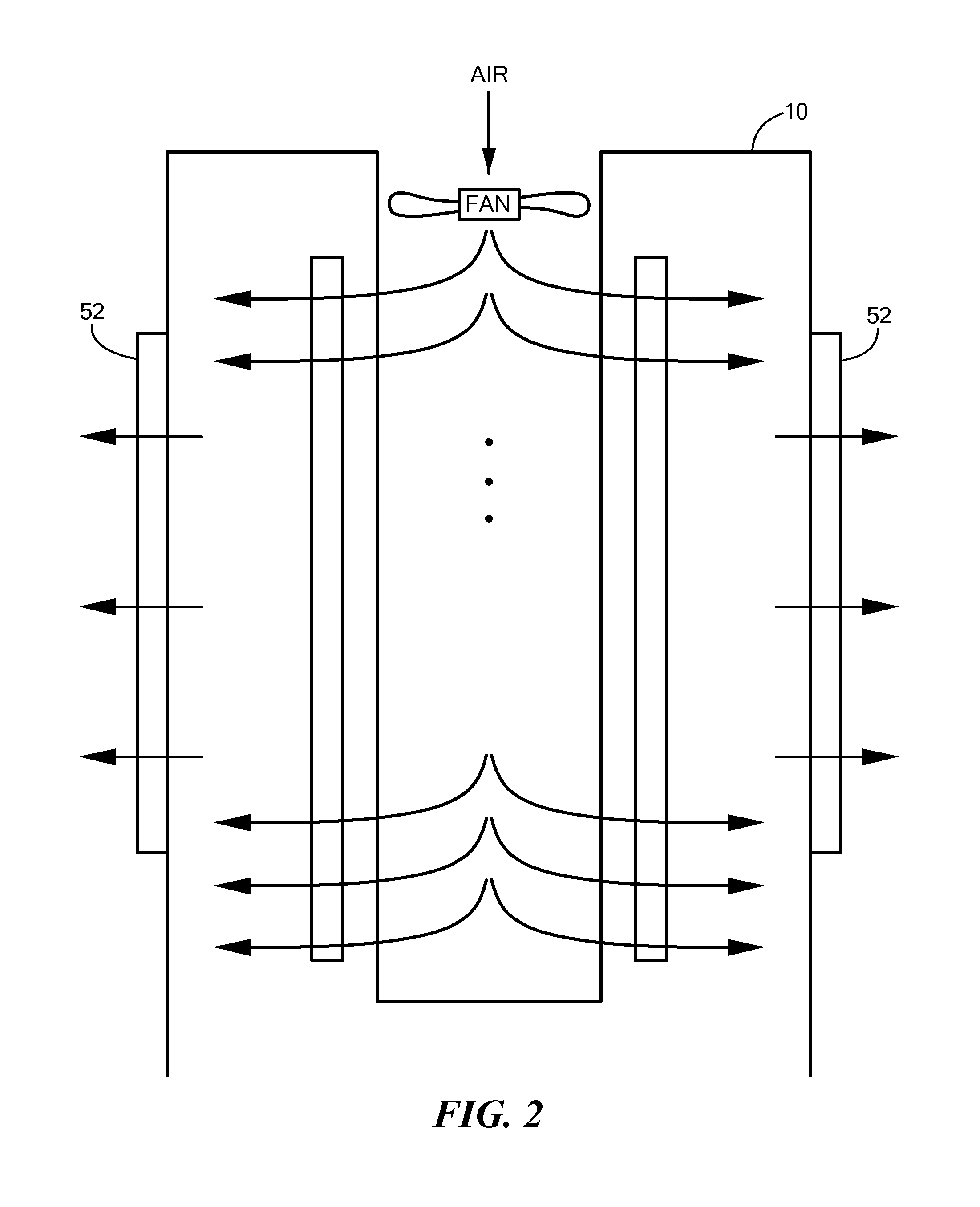 UVC air decontamination system