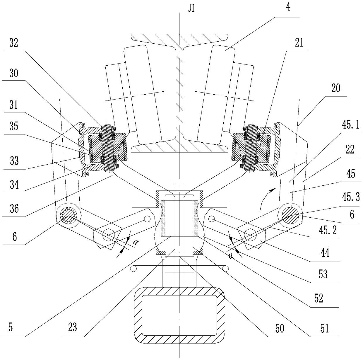 Suspension friction transport trolley guide device