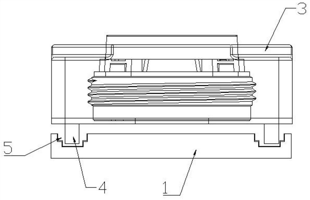 Novel AF camera module motor PIN connection method