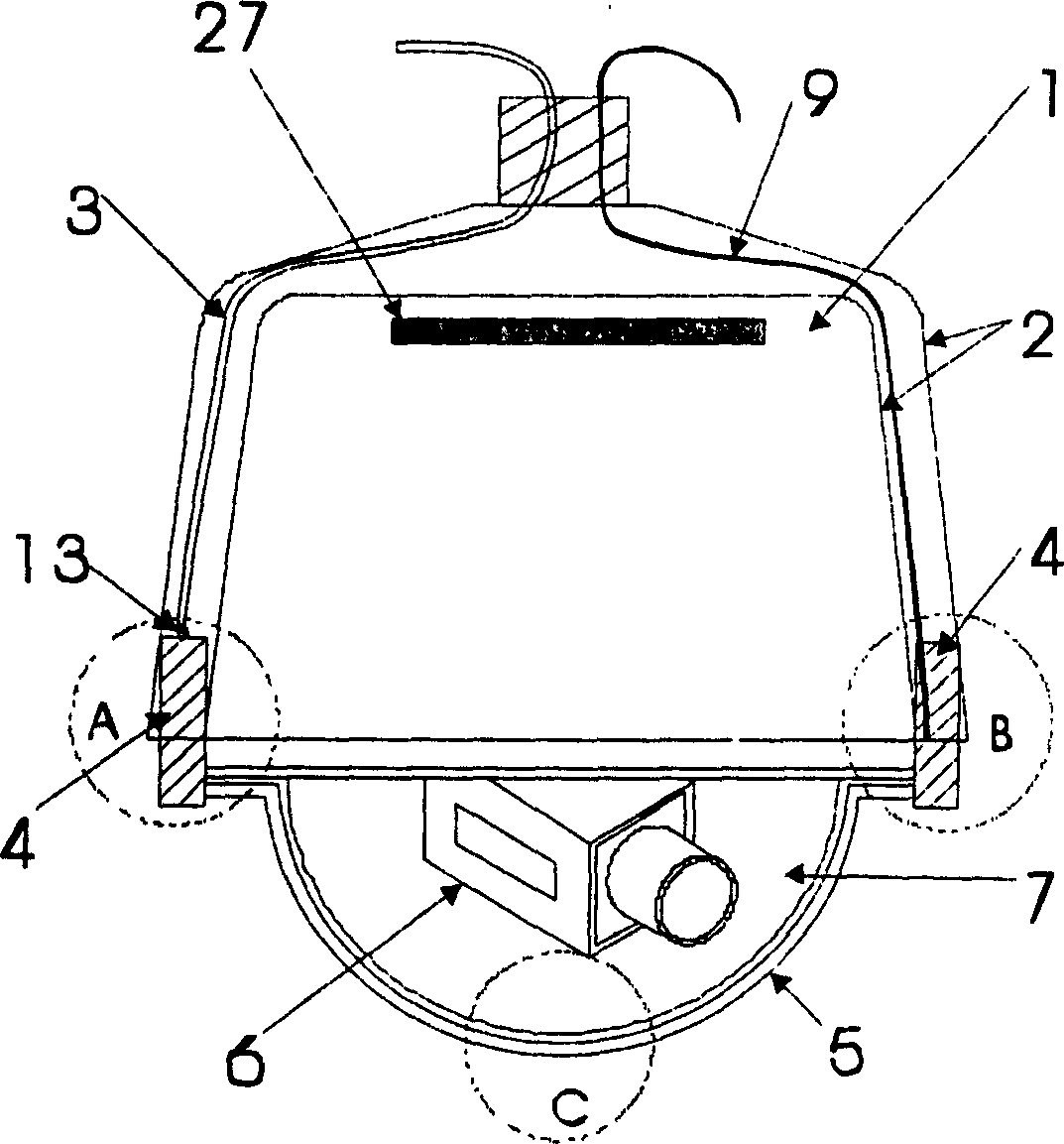 Ball-shaped camera pan-tilt with self-cleaning function