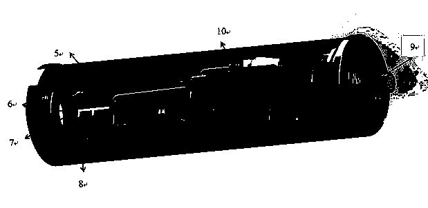 Underwater binocular stereo vision measuring system and method based on dynamic reference coordinate system