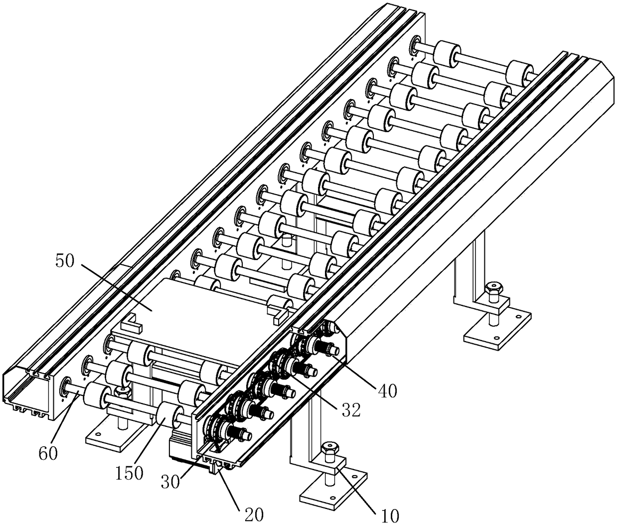 Automatic tool conveying assembly line