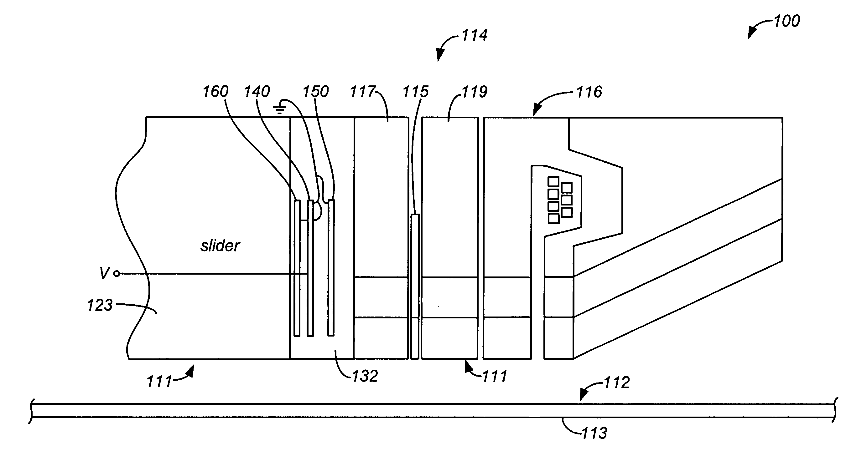 Eliminating ESD exposure for read/write head with heating element