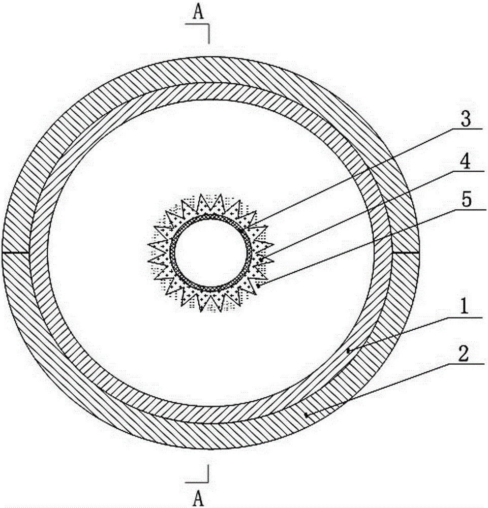 Device and method for preparing wear-resistant and anti-rust coating on inner wall of pipe