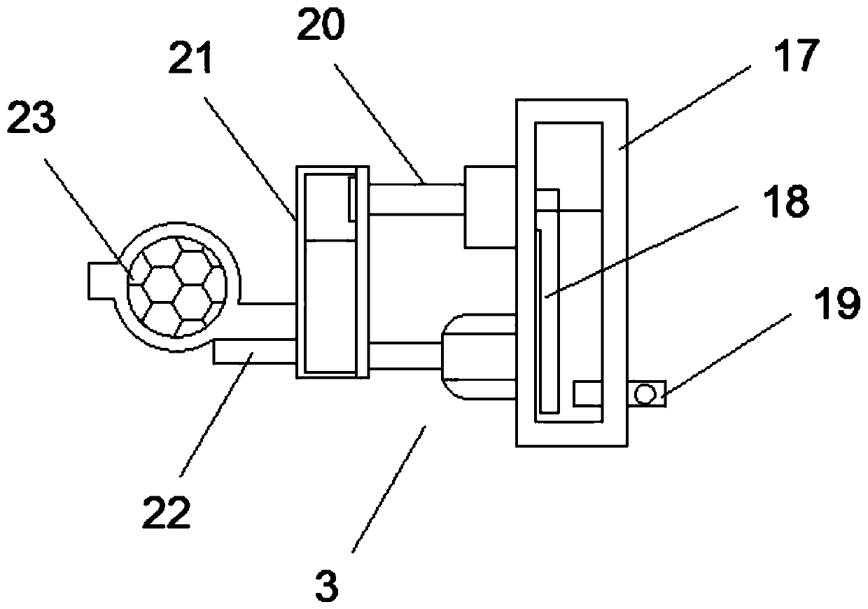 A device for detecting the exhaust performance of a cylinder air exchange port for an automobile