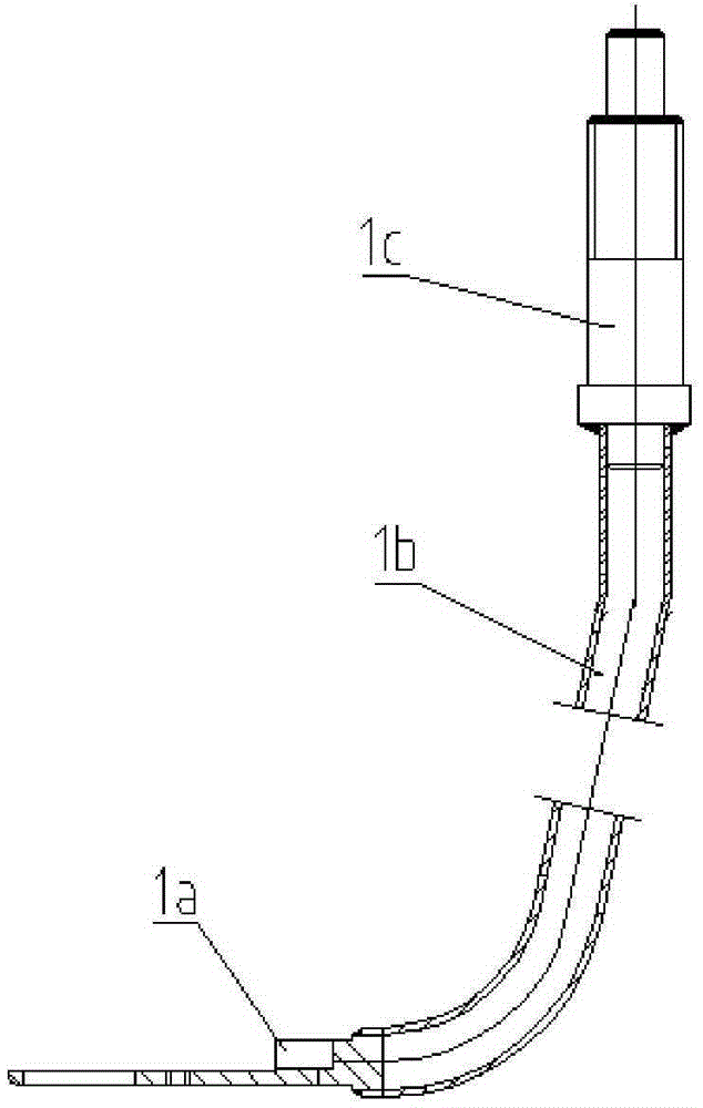 Aero-engine rotor assembly deep cavity bolt loading and unloading force limit adapter wrench