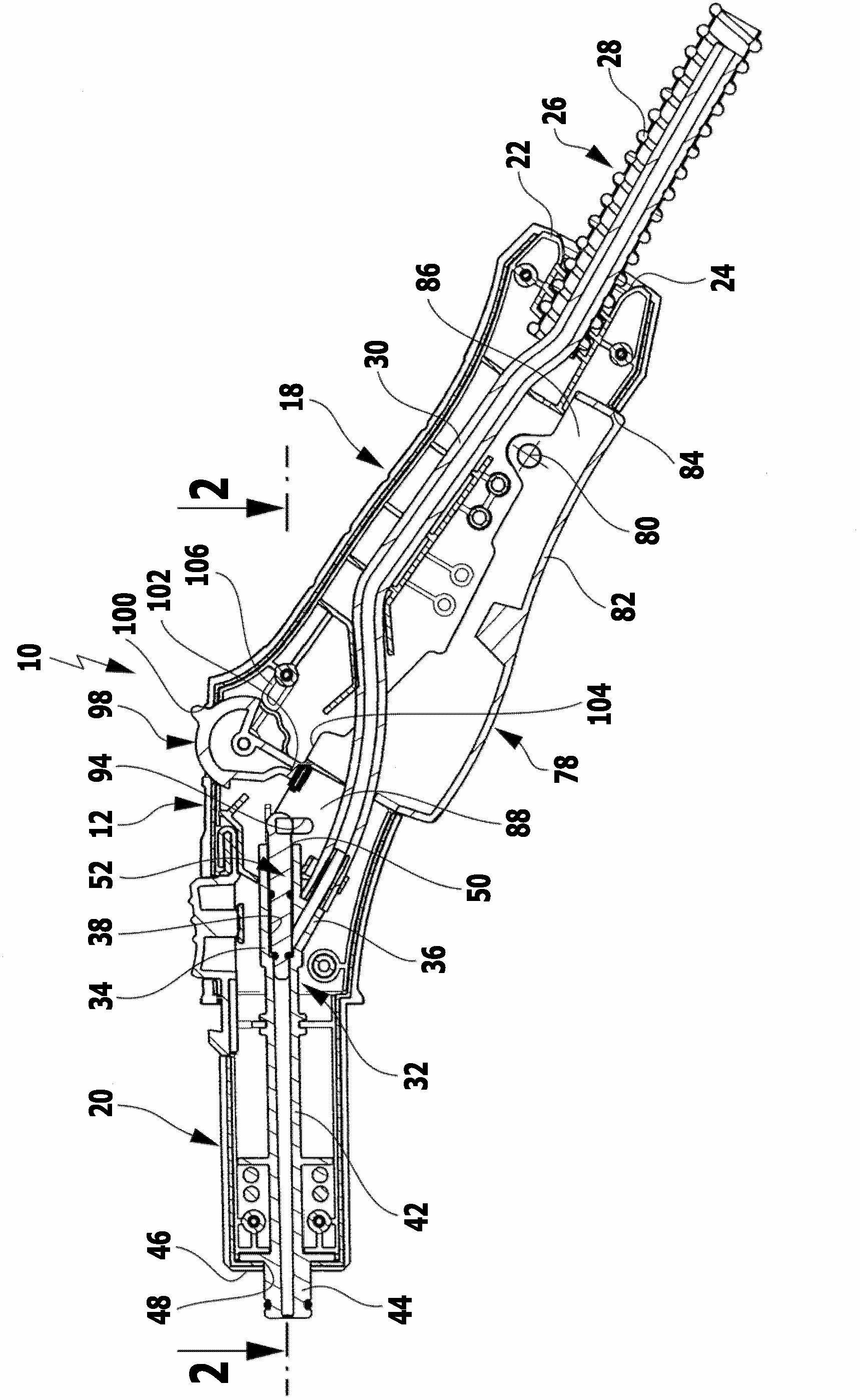 Handpiece for steam jet device