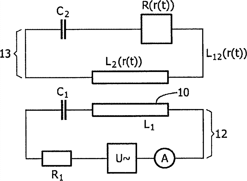 Sensor for detecting the passing of a pulse wave from a subject's arterial system