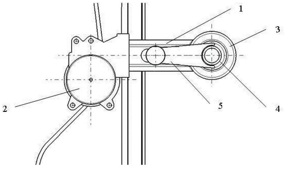 Glass lifting driver for vehicles and vehicle