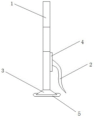 Shoe putting-on device capable of maintaining body balance