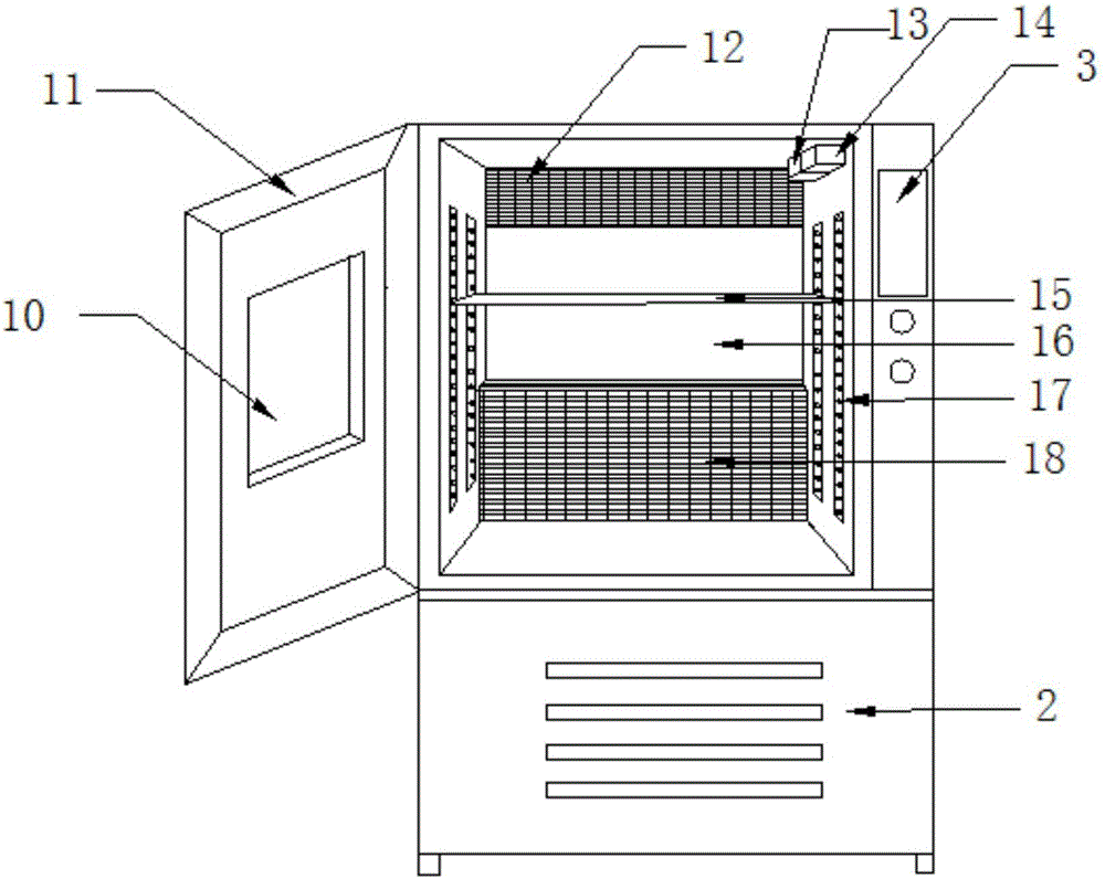 High-low temperature test chamber