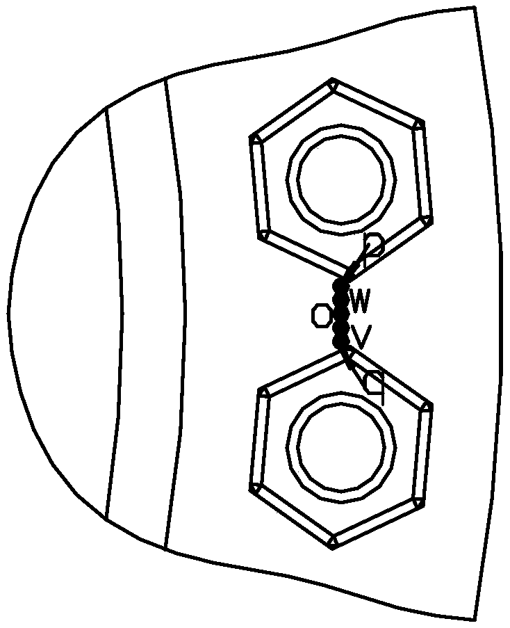 A method and device for detecting fastening force of a low-pressure turbine shaft disk of an aeroengine based on a cylinder-type contact displacement sensor group