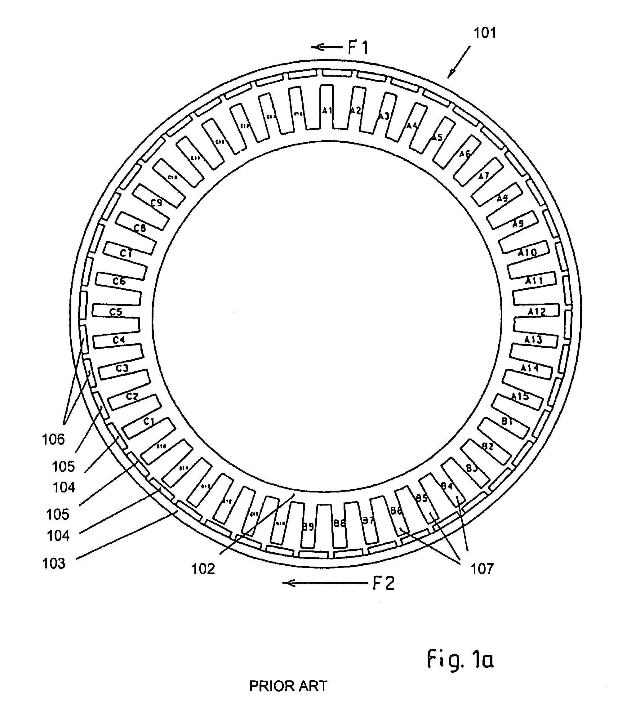 Multi pole electrical machine with reduced cogging force