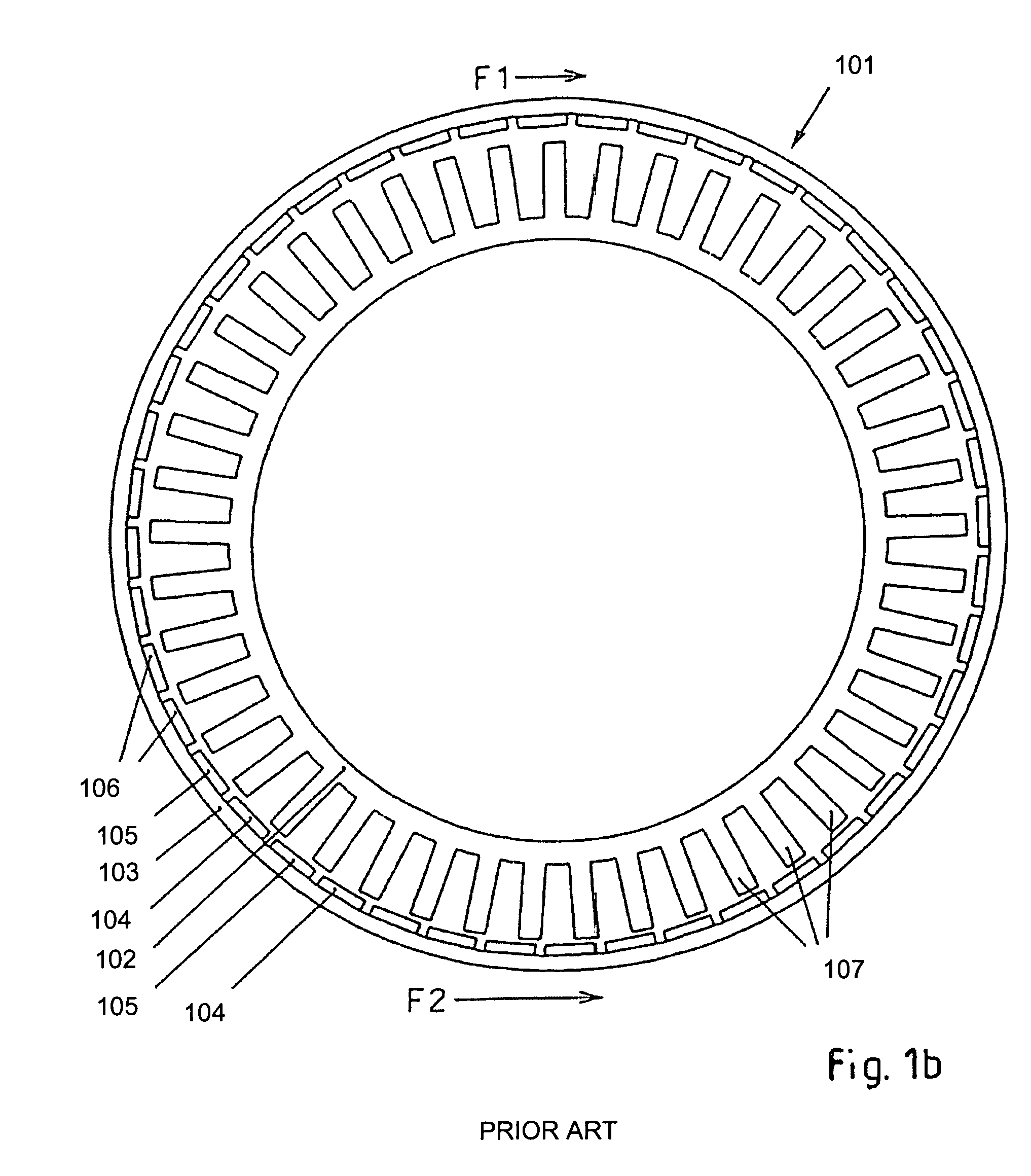 Multi pole electrical machine with reduced cogging force