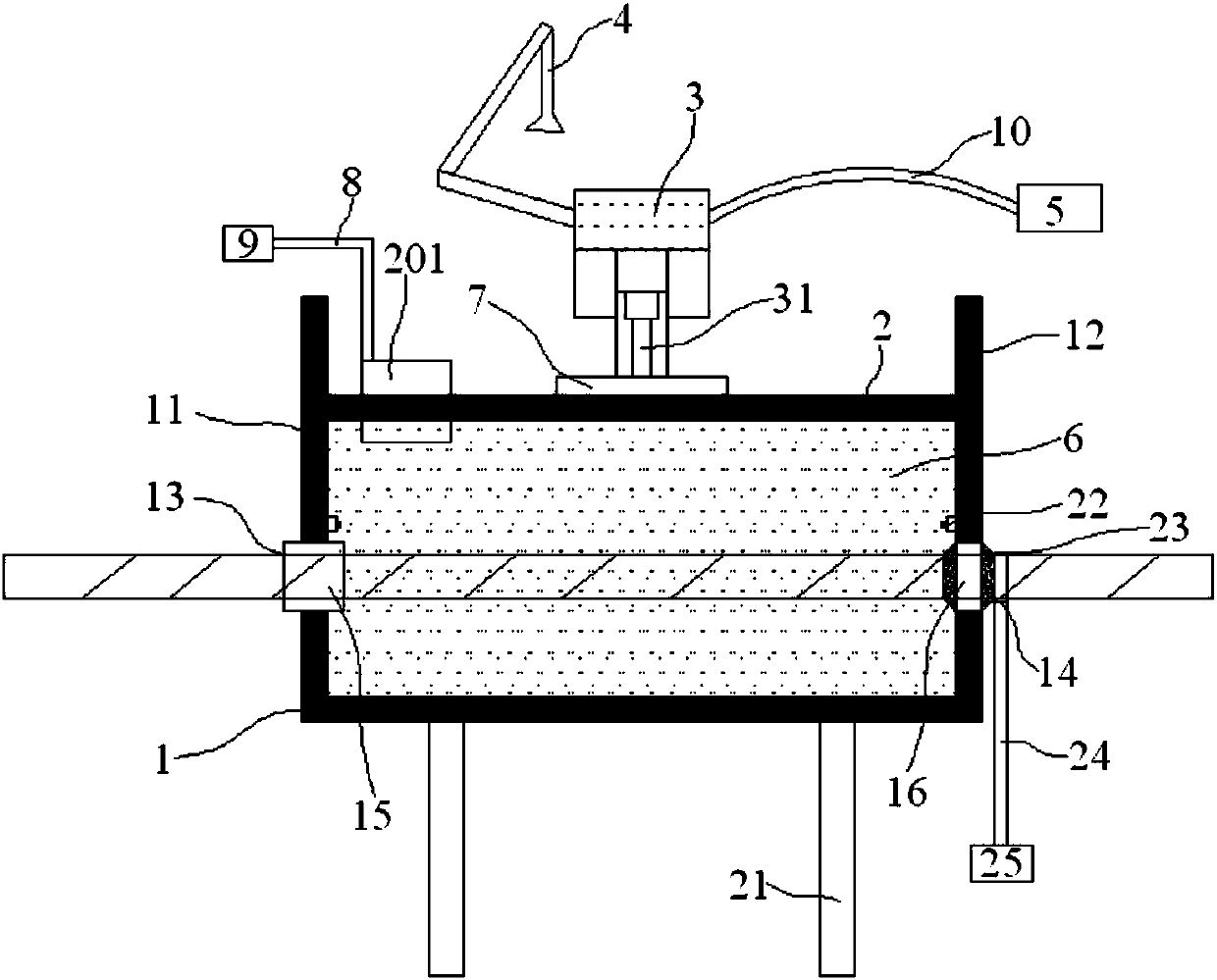 Anti-corrosion oil coating device for overhead power transmission wires