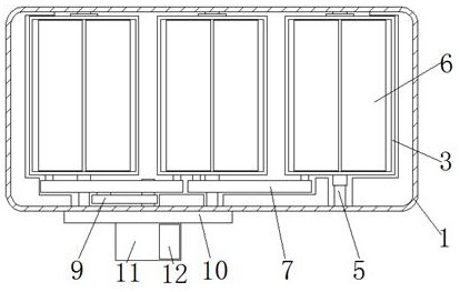 Rainwater collecting and utilizing system for energy-saving greenhouse