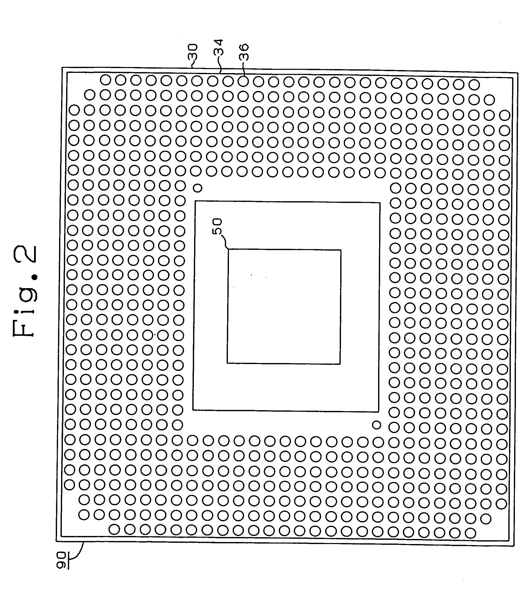 Package board integrated with power supply