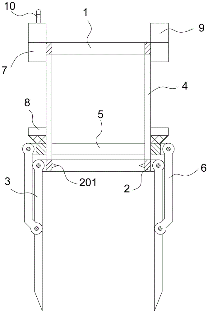 Electric pole protection device