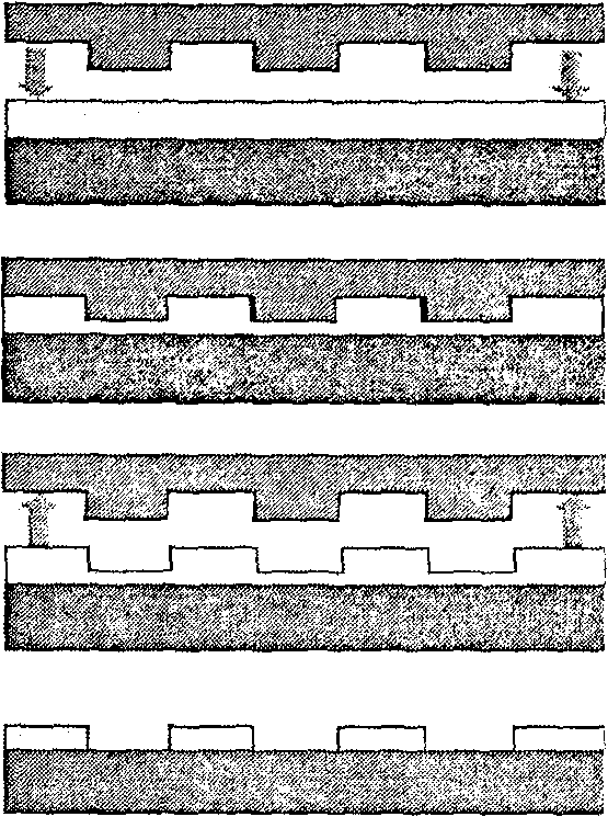 Ultraviolet/hot pressing curing type nano-printing method and stamping press